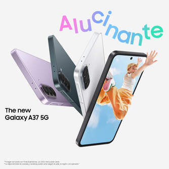 SMARTPHONE SAMSUNG A37 5G 8/256 6,7%%%quot; LIGHT VIOLET