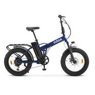 Bicicleta el&eacute;ctrica Nilox X8 Pro 20X4P Blue Metal - 250W, 70km aut., plegable, SHIMANO 6 veloc.