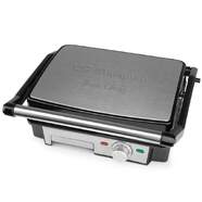 Grill Orbegozo GR4570 - 29x23,5 cm, 2200 W, Apertura 180&ordm;, Negro, Inox
