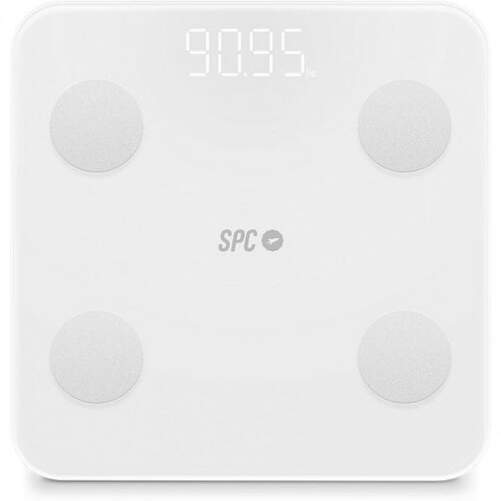 Báscula SPC Atenea Fit 3 6503B - Hasta 180 kg, Medición,Bluetooth, Blanco