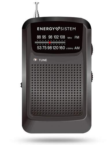 Radio port&aacute;til Energy Sistem Pocket Radio AM/FM - Con minijack 3.5mm, a Pilas AAAx2 (no inclu&iacute;das)
