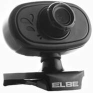 Webcam Elbe MC-M60 - 720p, Micr&oacute;fono Incorporado, Cable 1,5m, Negro