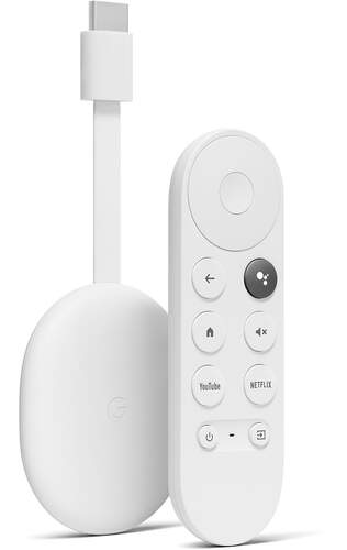 Smart TV Google Chromecast GA03131-IT - HD (1080p), HDR10+, Control Voz, HDMI, WiFi