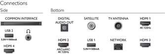 TV PHILIPS 65%%%quot; 65PUS8818 UHD GOOGLETV AMBI P5 120H