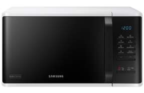 Microondas Samsung MS23K3513AW - 23 L, 800 W, 6 Potencias, Blanco, Negro