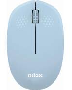 Ratón inalámbrico Nilox Azul Pastel - 1000 DPI, RF plug and play, 2.4 GHz