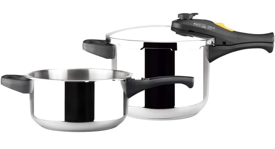 Olla a presi&oacute;n Magefesa Style - Acero inoxidable 18/10, 3 y 6 Litros