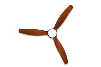 VENTILADOR TECHO UFESA NEPAL NEGRO/ROBLE 132CM LED