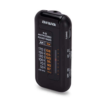 RADIO PORTATIL AIWA R22BK AM/FM COMPACTO BLACK