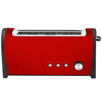 TOST. KUKEN 33779 1000W 1R LARGA VINTAGE RED