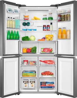 FRI. HAIER HTF540DGG7 190x90 4P NF CRISTAL GRIS