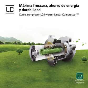 FRI. LG GLM71MCCSX 186x60 1P NF NEGRO