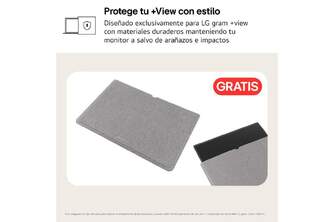 MONITOR LG 17%%%quot; PORTATIL GRAM  VIEW IPS WQXGA USB C