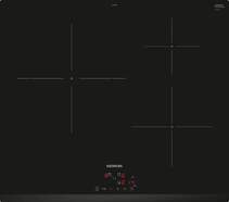 Placa Inducción Siemens EU63KBJB5E - 3 Zonas, 60cm, 17 Niveles, TouchControl, QuickStart, 4600W