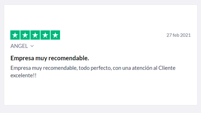 Opiniones trustpilot