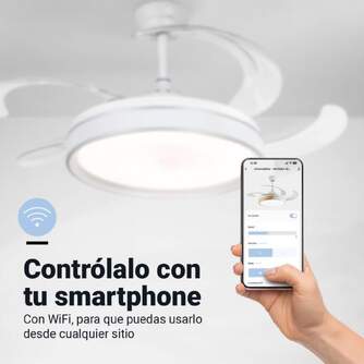 VENTILADOR TECHO U.BLUE NASIM 7048WX RETRACT DC.WI