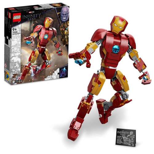 LEGO Marvel Saga Infinity Figura Iron Man - 381 Piezas, Recomendado 9+ Años
