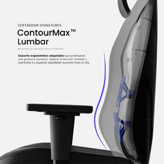 SILLA GAMING VERTAGEAR SL1800 BLACK ERGONOMIC ED