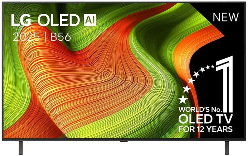 TV LG 55" OLED 55B56LA - 4K Ultra HD, Web OS 25, 120 Hz, 20 W RMS, HDR10