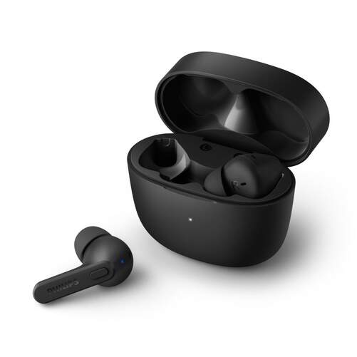 Auriculares Philips TAT2206BK/00 Negro - Bater&iacute;a 18h, IPX4, Micro, Bluetooth 5.0, 20-20KHz