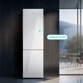 FRICOM. HISENSE RB440N4GWD 201x60 CRISTAL BLANCO