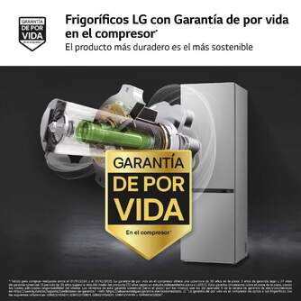 FRICOM. LG GBV5140CPY 186x60 METALFRESH INOX