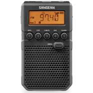 Radio bolsillo Sangean DT-800 negro - Radio FM/AM, 40 estaciones, bateria recargable, pantalla LCD