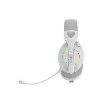 AURICULARES COOLBOX BLANCO INALAMBRICO MICROFONO