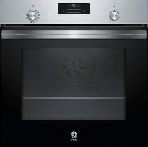 Horno Pirolítico Balay 3HB4841X2 - Clase A, 71L, 7 Funciones, Limpieza Vapor, Raíl Telescópico, Inox