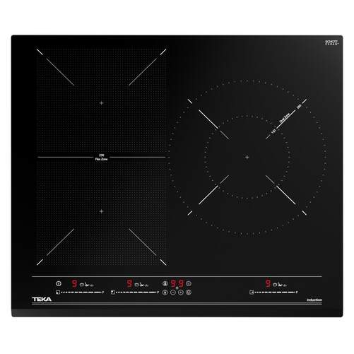 Placa Inducci&oacute;n Teka IZF65320 BKMSP 112510015 - 4 Zonas (3+Flex), 9 Potencias, 8000 W, Negro