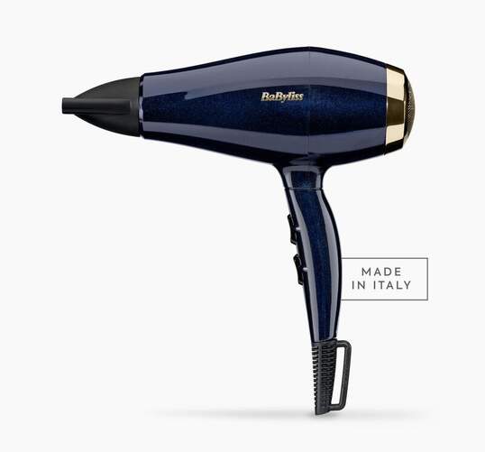 Secador Babyliss 5911E ONYX - 2000 W, 2 Velocidades, 3 Temperaturas, Negro-Oro