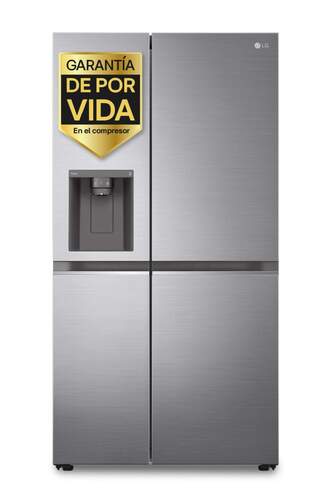 Frigorífico Americano LG GSLV71PZTD - Clase D, 635 L, DoorCooling, Sin Toma, Dispensador, Inox