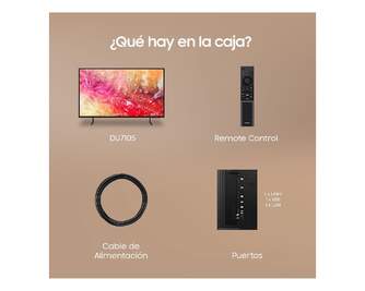 TV SAMSUNG 75%%%quot; TU75DU7105 CRYSTAL UHD SMART TV BT