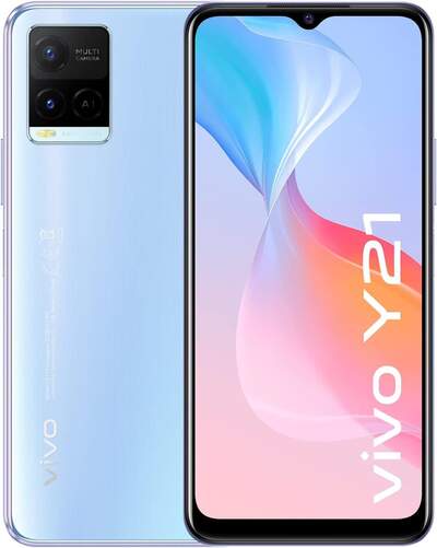 Vivo Y21 4/64GB Blanco - 6.52" HD+, 4G, GPS, 13+2/8Mpx, Dual SIM, 5000mAh 18W
