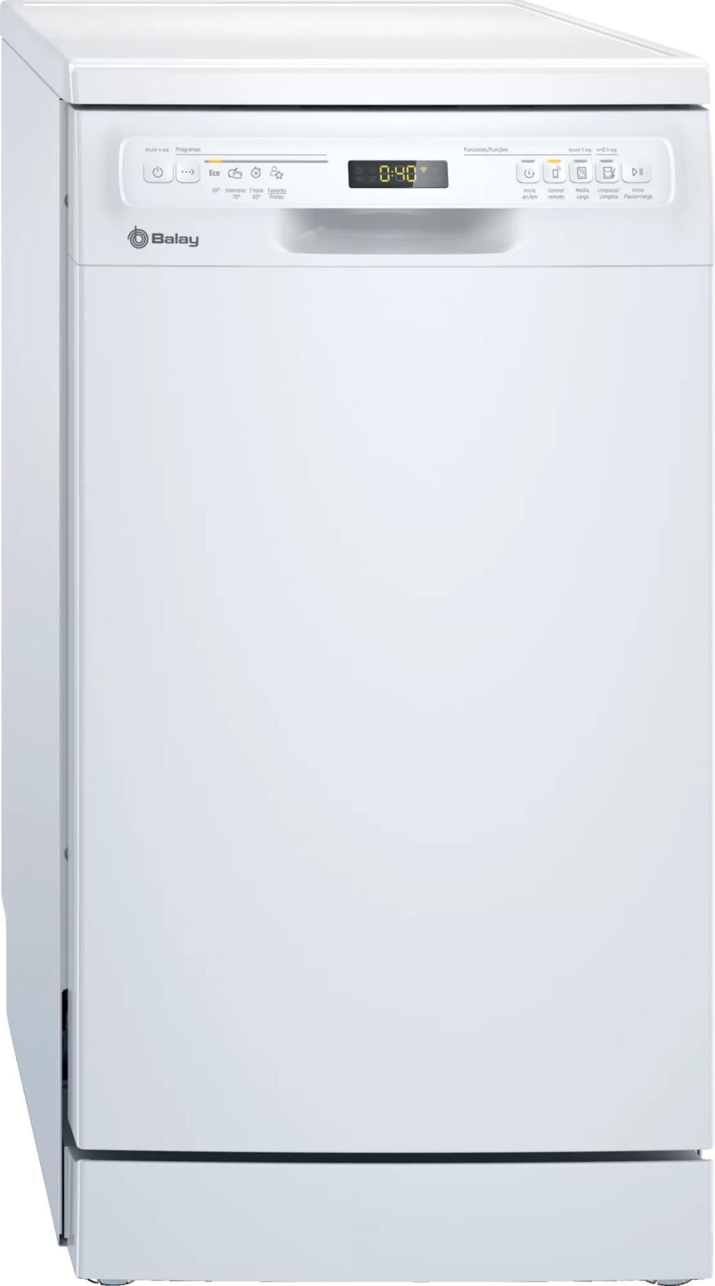 Lavavajillas 45cm Balay 3VN4010BA - Clase F, 9 Servicios