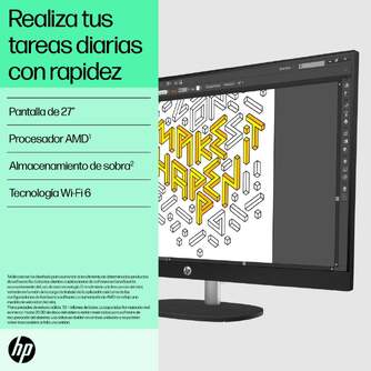 AIO HP 27-CR0025NS R3 7320U 8GB 512GB 27%%%quot; FHD W11H