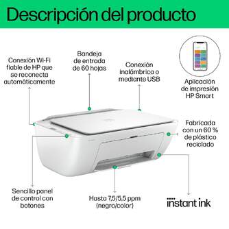 IMP. MULTI HP DESKJET 2810E OVV BLANCA