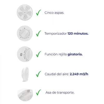 VENTILADOR BOX JATA JVVS3115 40W 3V 40CM BLANCO