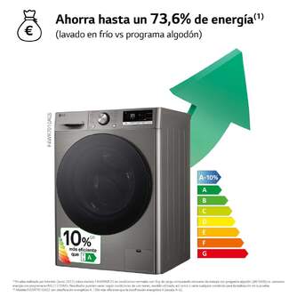 LVD. LG F4WR7010AGS 10K 1400R INOX STEAM  WIFI