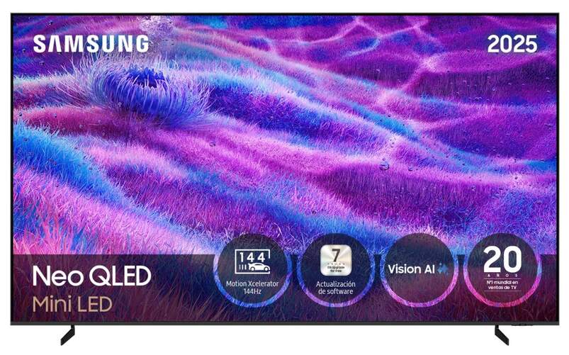 TV Samsung 100" NeoQLED TQ100QN80F - 4K, SmartTV Tizen, 144 Hz, Dolby Atmos 30W, HDR10+ Adaptive