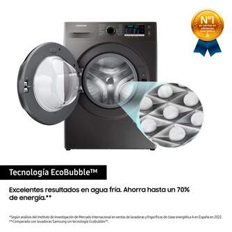 LVD. SAMSUNG WW90TA046AX 9K 1400R INOX ECB