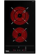 Placa Vitrocer&aacute;mica Teka TZC 32320 TTC - 2 Zonas, 30cm, 3000 W,  9 Potencias, TouchControl, Negro
