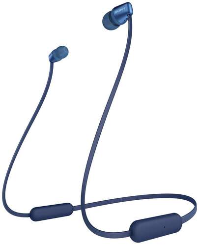 Auriculares Sony WI-C310L Azul - Inalámbricos 15h Aut., Micro, Bluetooth, Carga Rápida