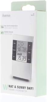 EST. METEOROLOGICA HAMA 00186379 TH-200 PLATA INT