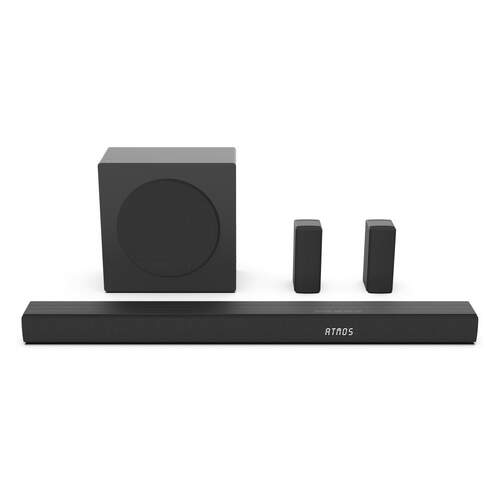 Barrasonido Soundbar Hisense AX5100Q - 5.1, 580 W, con Subwoofer y altavoces traseros, Bluetooth 5.3