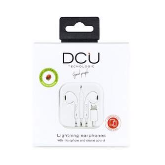 AURICULARES DCU STEREO CON CONECTOR LIGHTNING