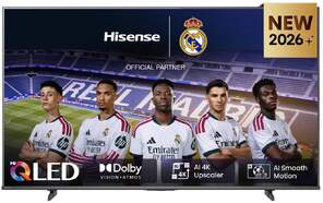 TV Hisense 43" QLED 43E79S - 4K UHD, Smart TV con VIDAA, HDR10+, HLG, Dolby Atmos 10W