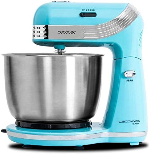 Batidora Amasadora Cecotec Cecomixer Easy Azul - Bol 3L, 5