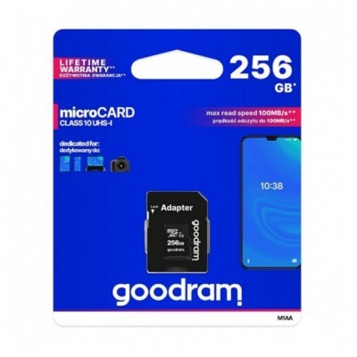 Tarjeta Memoria Micro SD Goodram M1AA-2560R12 256GB - Interfaz UHS-I, Class 1, 100mb/s
