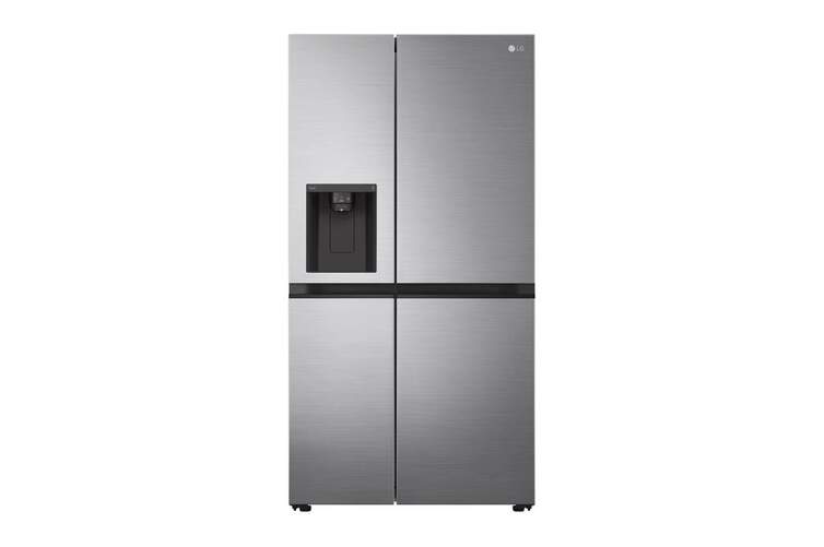 Frigorífico Americano LG GSLV51PZXM - Clase F, 635L, Inverter, Dispensador, MultiFlow, ThinQ, Inox